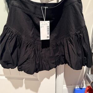 Urban Revivo Elegant Black Mini Skirt